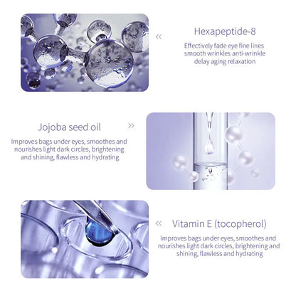 Sixth Peptide Eyes Serum Capsule Essence Dilute Dark Circles Eye Bag Placenta Eye Skincare Essence Korean Skin Care Product by All Mart Bristol Ltd