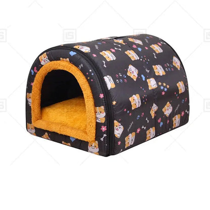 Cats and Dogs House House Small Dog Four Seasons General Can Be Dismantled and Washed Dog House Pet Supplies by All Mart Bristol Ltd