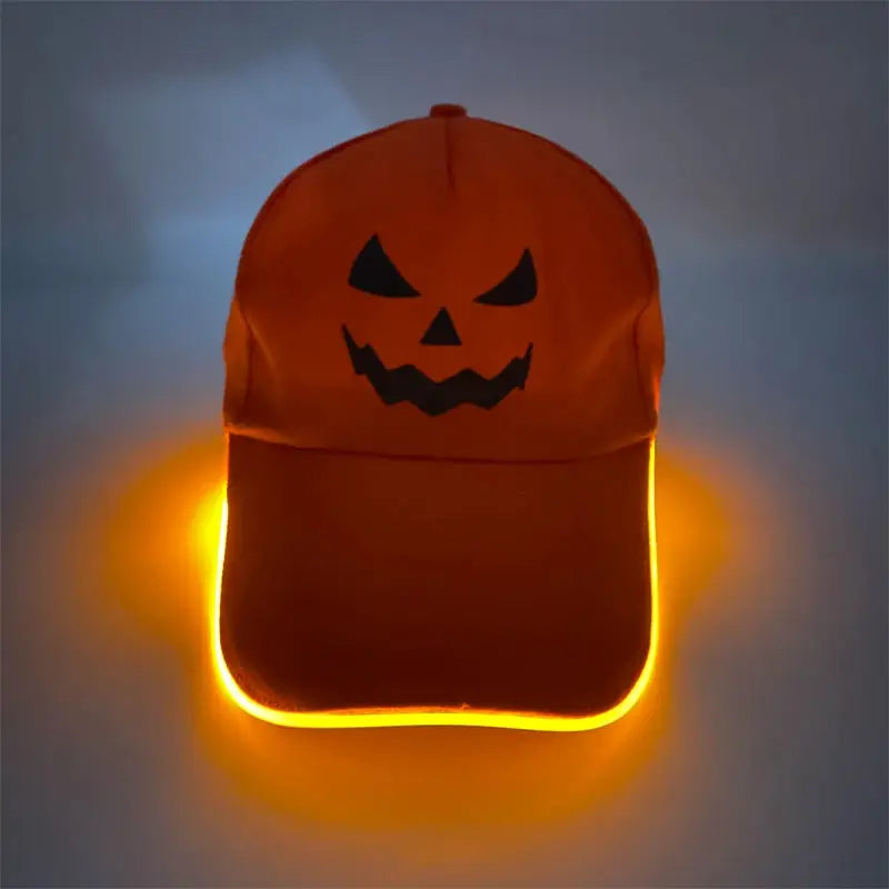 Wholesale Baseball Caps Night Glow Light Cap Boys Girls Fashion Headwear Costumes Accessory Caps Hats by All Mart Bristol Ltd