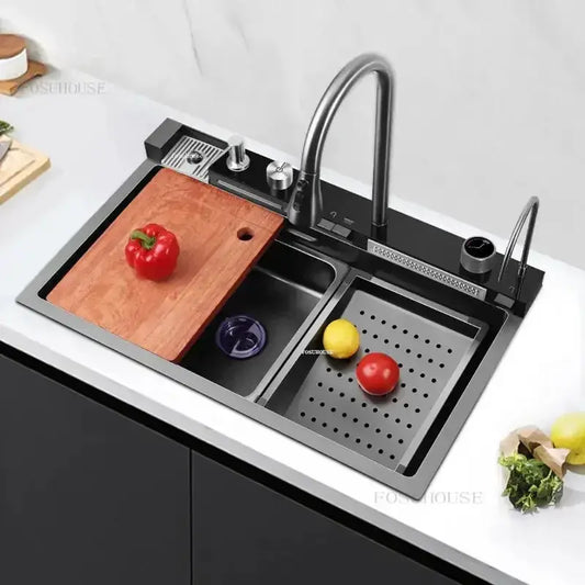 Large Stainless Steel Honeycomb Kitchen Sink Single Basin by All Mart Bristol Ltd