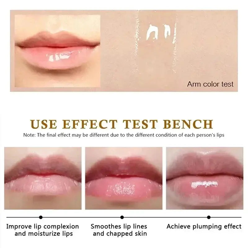 Instant Lip Plumping Gloss Reduce Fine Lines Plumper Serum Exfoliating Lasting Moisturizing Liquid Nourish Sexy Beauty Cosmetics by All Mart Bristol Ltd