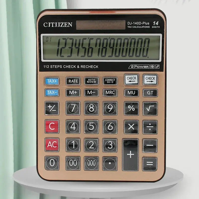 14 Digit Scientific Calculator Solar AA Battery Dual Energy General Purpose Calculators Programmer Office Stationery Supplies by All Mart Bristol Ltd