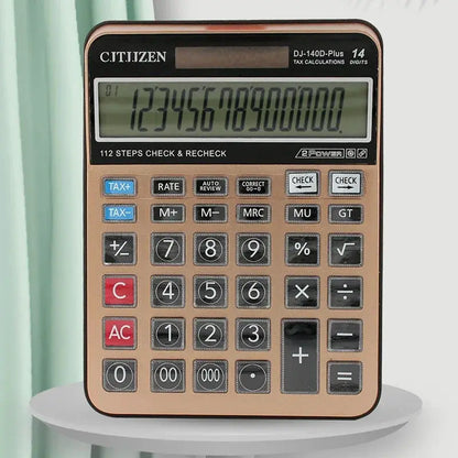 14 Digit Scientific Calculator Solar AA Battery Dual Energy General Purpose Calculators Programmer Office Stationery Supplies by All Mart Bristol Ltd