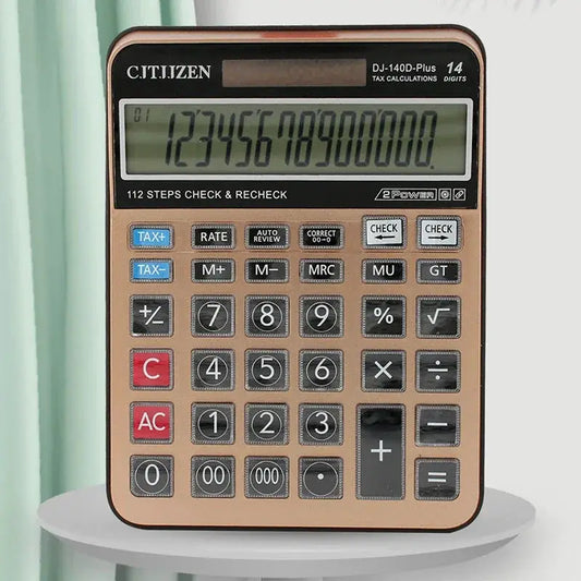 14 Digit Scientific Calculator Solar AA Battery Dual Energy General Purpose Calculators Programmer Office Stationery Supplies by All Mart Bristol Ltd
