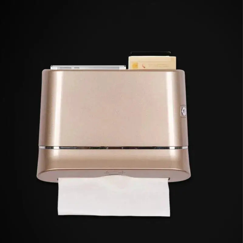 Vidric Fashion white/black/gold bathroom ABS material paper holder,bathroom accessories,paper case public products by All Mart Bristol Ltd