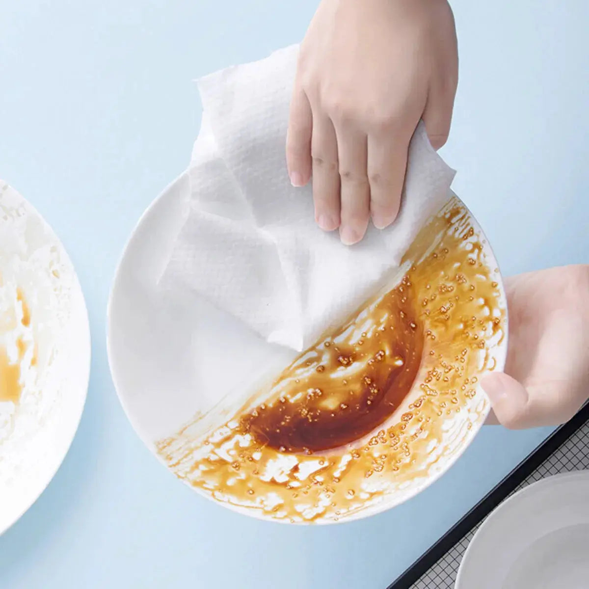 One roll Lazy rag wholesale absorbent thickening kitchen paper dry and wet dual-use oil-free disposable lazy rag by All Mart Bristol Ltd