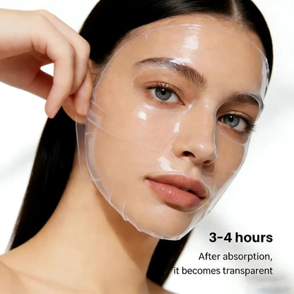 4Pcs/Box Absorbable Collagen Deep Mask Moisturizing Facial Mask Anti Wrinke Lighting Firming Skin Care by All Mart Bristol Ltd