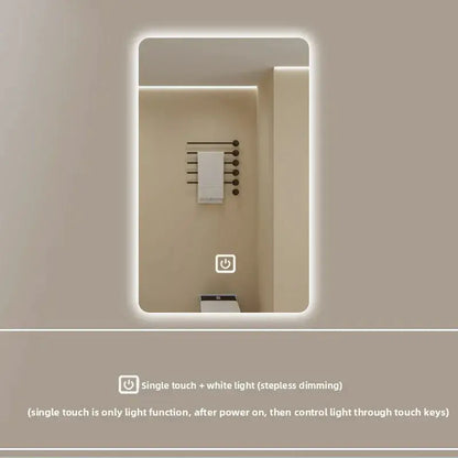 New Smart Mirror Wall Hanging LED High Definition Induction Anti-fog Bathroom Mirror Touch Screen 23.5 * 15.5 Inches Vanity by All Mart Bristol Ltd