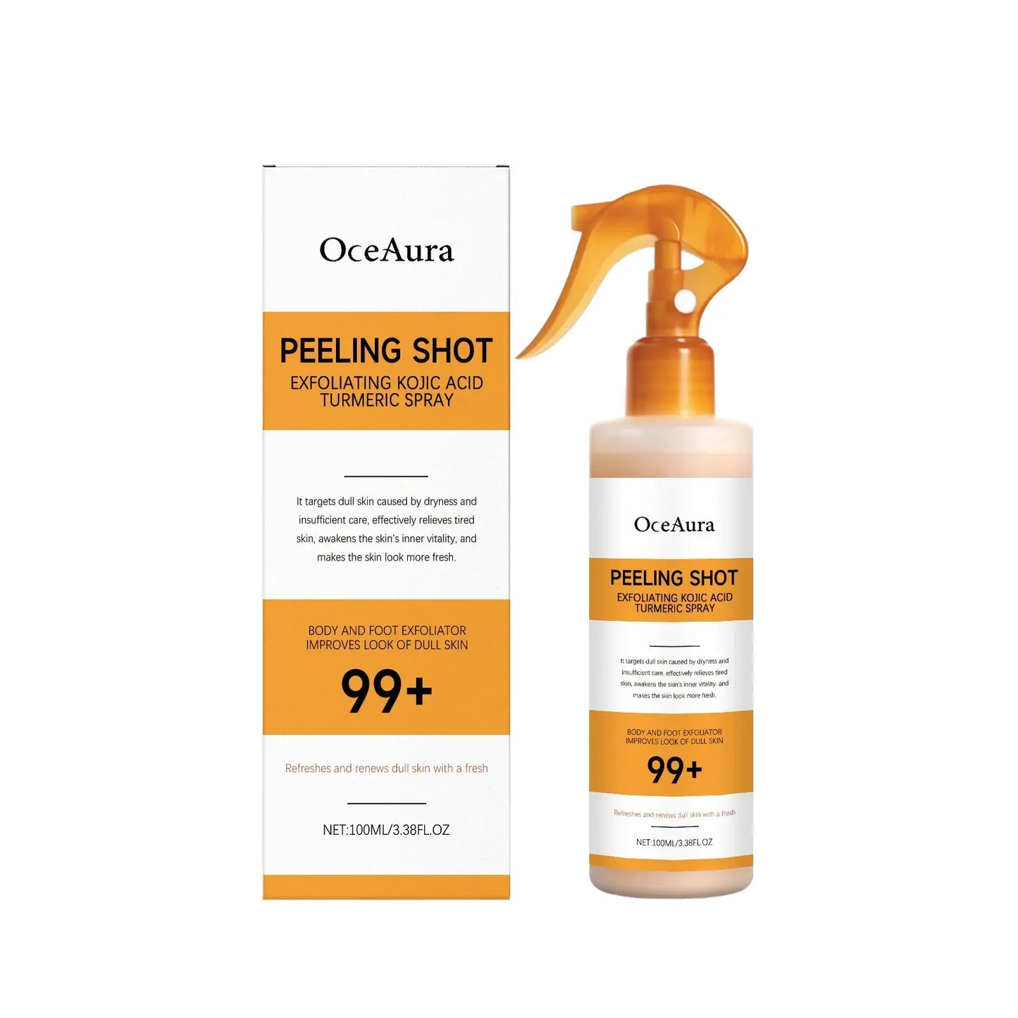Kojic Acid Turmeric Cutin Cleaning Spray Kojic Acid Turmeric Wrapping Nourishes Hydrolyzed Collagen Glowing Skin Skin Firmness by All Mart Bristol Ltd
