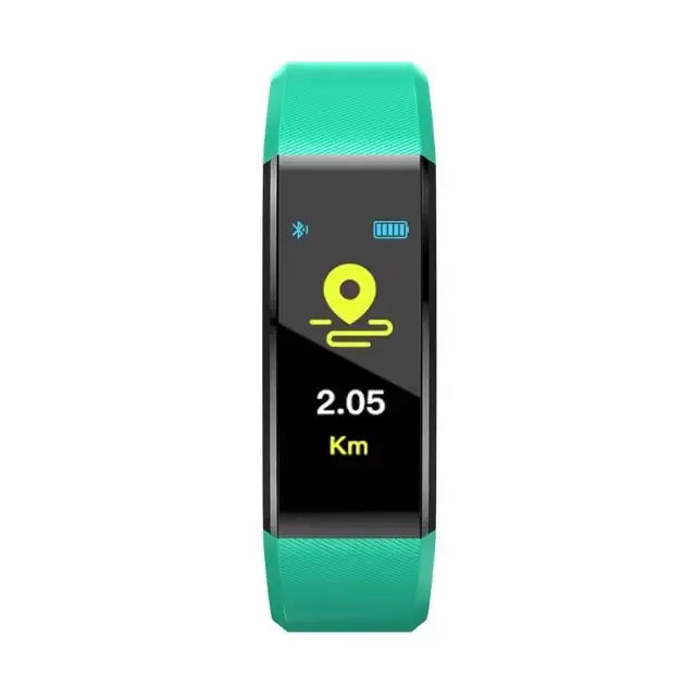 Smart Sports Bracelet Men and Women Pedometer Heart Rate Blood Pressure Fitness Tracker Smartwatch Bluetooth for iOS android+BOX by All Mart Bristol Ltd
