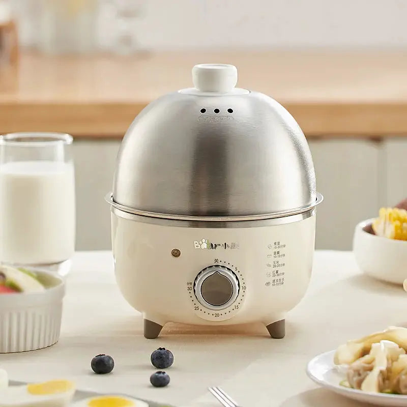 360W Electric Egg Boiler Breakfast Machine Multicooker Steamer Automatic Egg Cookers Home Egg Custard Steaming Cooker with Timer by All Mart Bristol Ltd