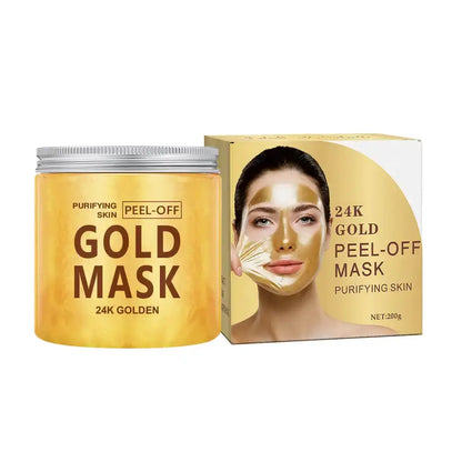 200g KOEC Gold Purifying Peel-Off Facial Mask Deep Clean Nourishing Oil-Control Smoothing Aloe Vera Extract Collagen Niacinamide by All Mart Bristol Ltd