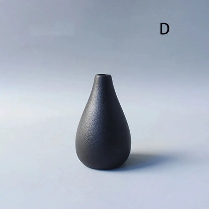 Ceramic Small flower Vase Home Decoration Crafts Tabletop Ornament Simplicity Japanese-style Decoration by All Mart Bristol Ltd