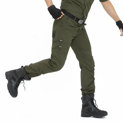 2024 Men's Cargo Pant Cotton Pants Khaki Men Military Camo Green Gray Work Many Pocket Cotton Camouflage Black Tactical Trousers by All Mart Bristol Ltd