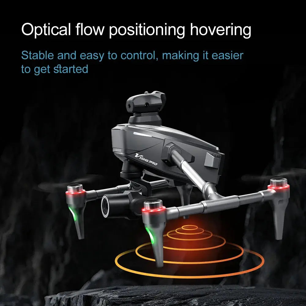 New V196 Drone Brushless 8k HD camera Aerial Drone Optical Flow Obstacle Avoidance Flyer Quadcopter RC Plane Toys by All Mart Bristol Ltd
