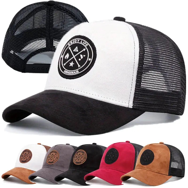 Hot Sale Unisex Cap ENJOY LIFE Letter Patch Baseball Caps Men Women Trucker Hat by All Mart Bristol Ltd