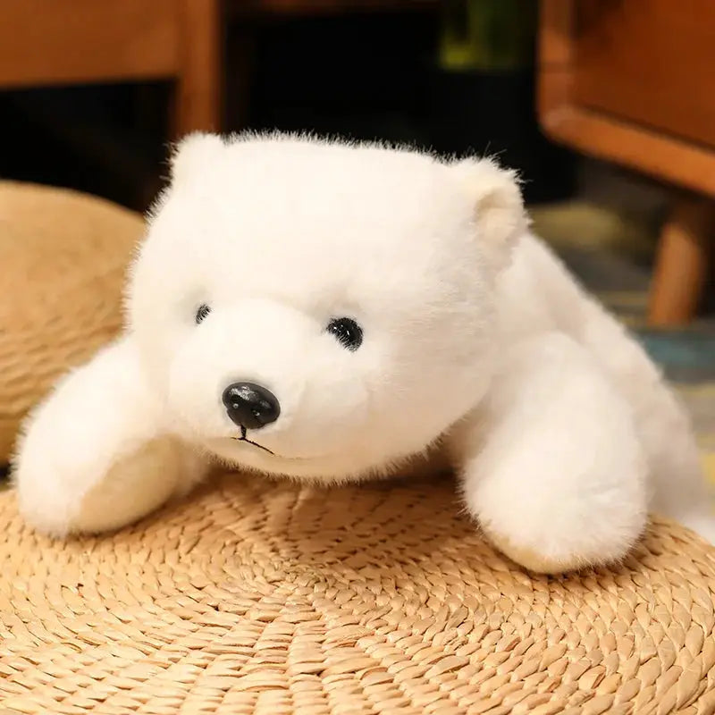 Kawaii Comfort Soft Animal Plush Throw Pillow Polar Bear Brown Bear Panda Lying On The Stuffed Animal Doll Pillow Decorate Room by All Mart Bristol Ltd