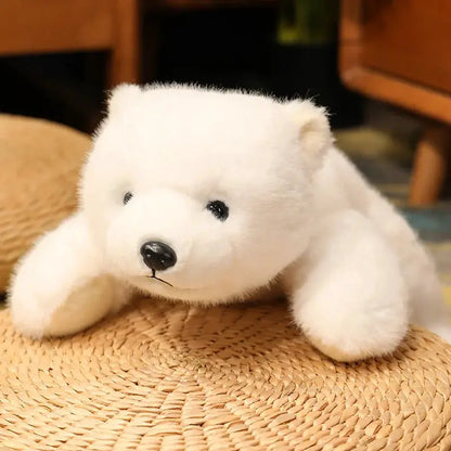 Kawaii Comfort Soft Animal Plush Throw Pillow Polar Bear Brown Bear Panda Lying On The Stuffed Animal Doll Pillow Decorate Room by All Mart Bristol Ltd