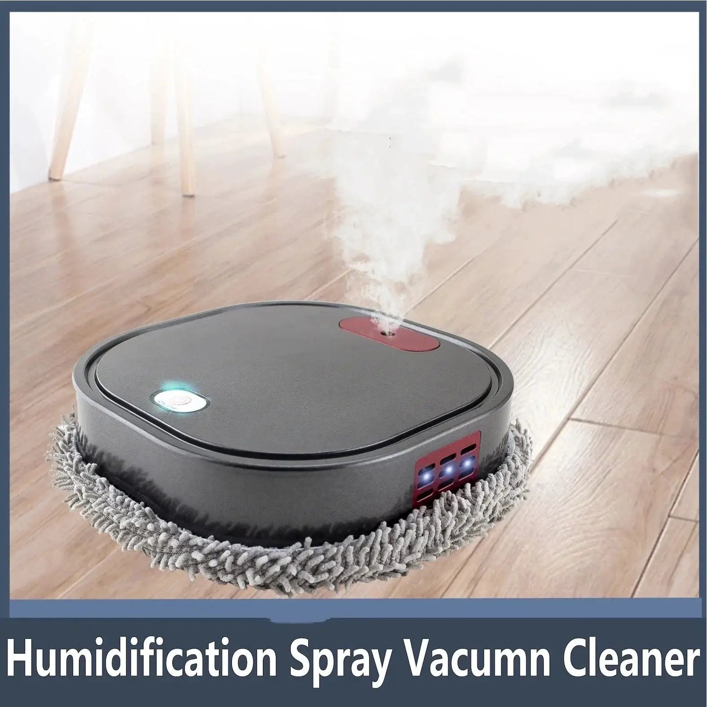 2024 New Rechargeable Smart Mopping Robot Spray Cleaner Dry and Wet 3 in 1 Sweep and Mop Robot Vacuum Cleaner Home Mopping Robot by All Mart Bristol Ltd