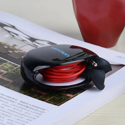 Vention Automatic Cable Winder Cord Organizer Holder for Headphones USB Cables and Phone Winding Automatic Cable Winder Machine by All Mart Bristol Ltd
