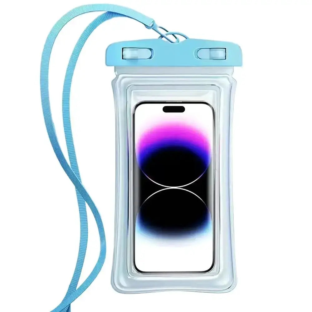 Transparent Waterproof Phone Case Touch Screen Under 7.0 inches Mobile Phone Cover with Lanyard Phone Sealed Bag Swimming&Diving by All Mart Bristol Ltd