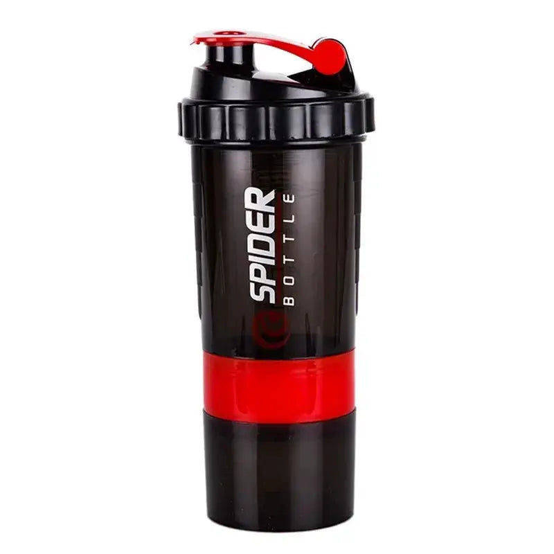 Shaker Bottle for Gym Protein Powder Cup 3 Layers Leak Proof Water Bottle for Gym Mixing Shake Bottle Outdoor Portable Drink Cup by All Mart Bristol Ltd