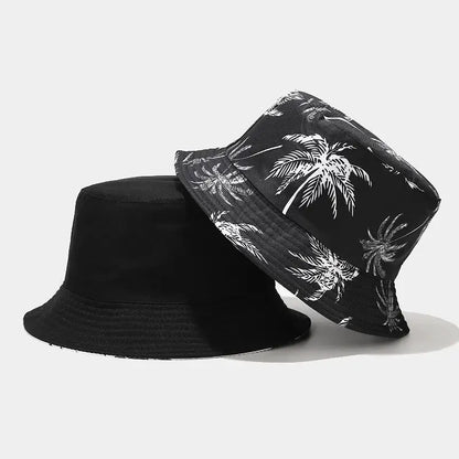 2024 Spring/Summer Suns-Protect Hat Bob Men’s Fashion Coco Print Bucket Hat Unisex Fisherman Hat Women’s Leisure Basin Cap by All Mart Bristol Ltd