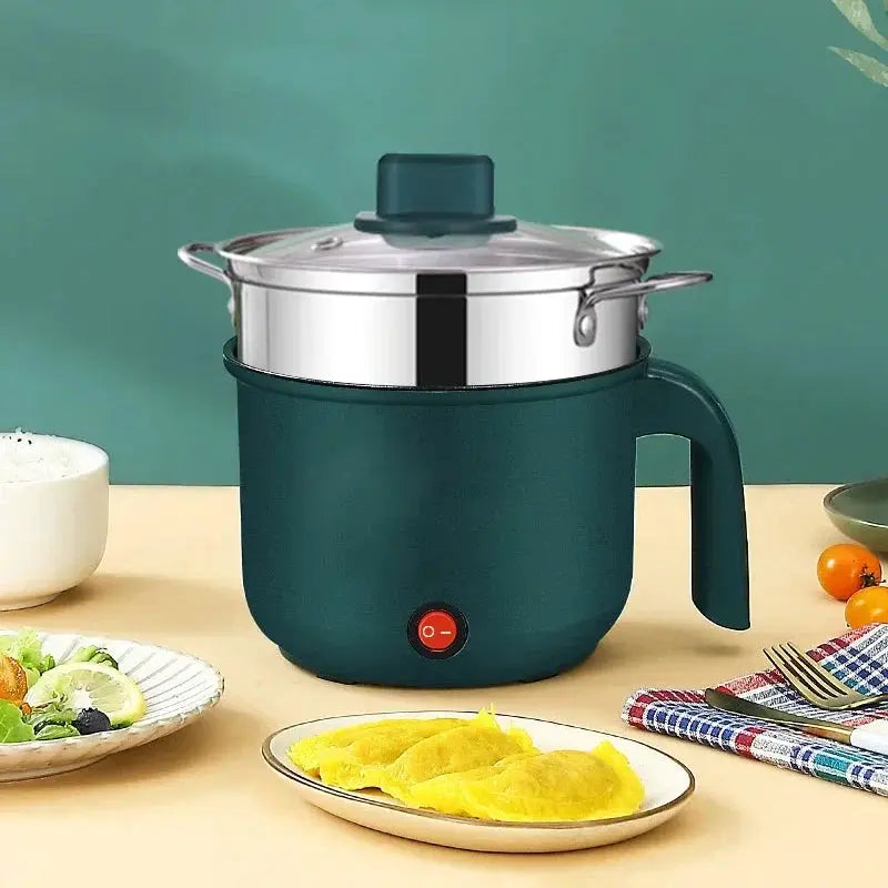 1.8L Electric Mini Rice Cooker Multifunction Non-Stick Cooking Pot by All Mart Bristol Ltd