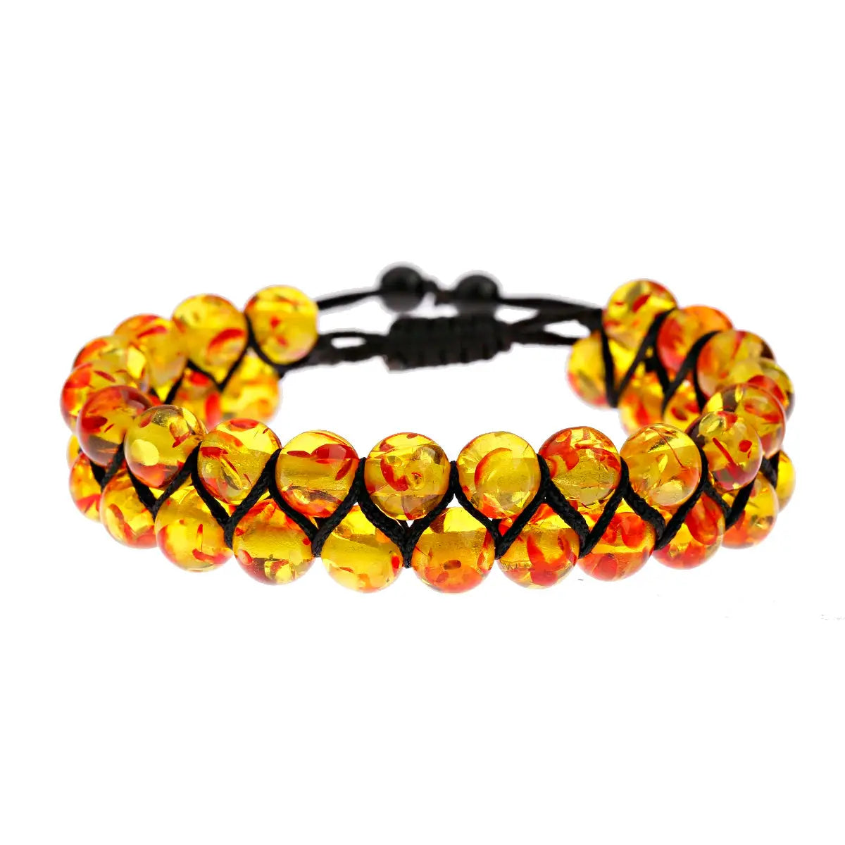 Fashion Men Bracelets Hematite Tiger Eye Double Layer Row Bracelets Pulsera Hombre Magnetic Health Protection Healing Bracelets by All Mart Bristol Ltd