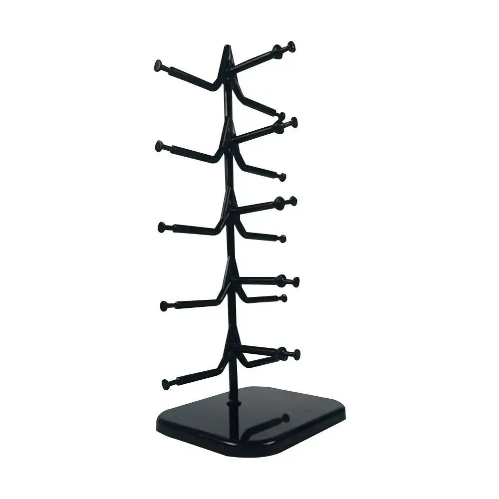 5/10 Pairs Glasses Display Stand Sunglasses Rack Shelf Eyewear Eyeglasses Frame Organizer Show Holder Tray 5 Layer Space Saving by All Mart Bristol Ltd
