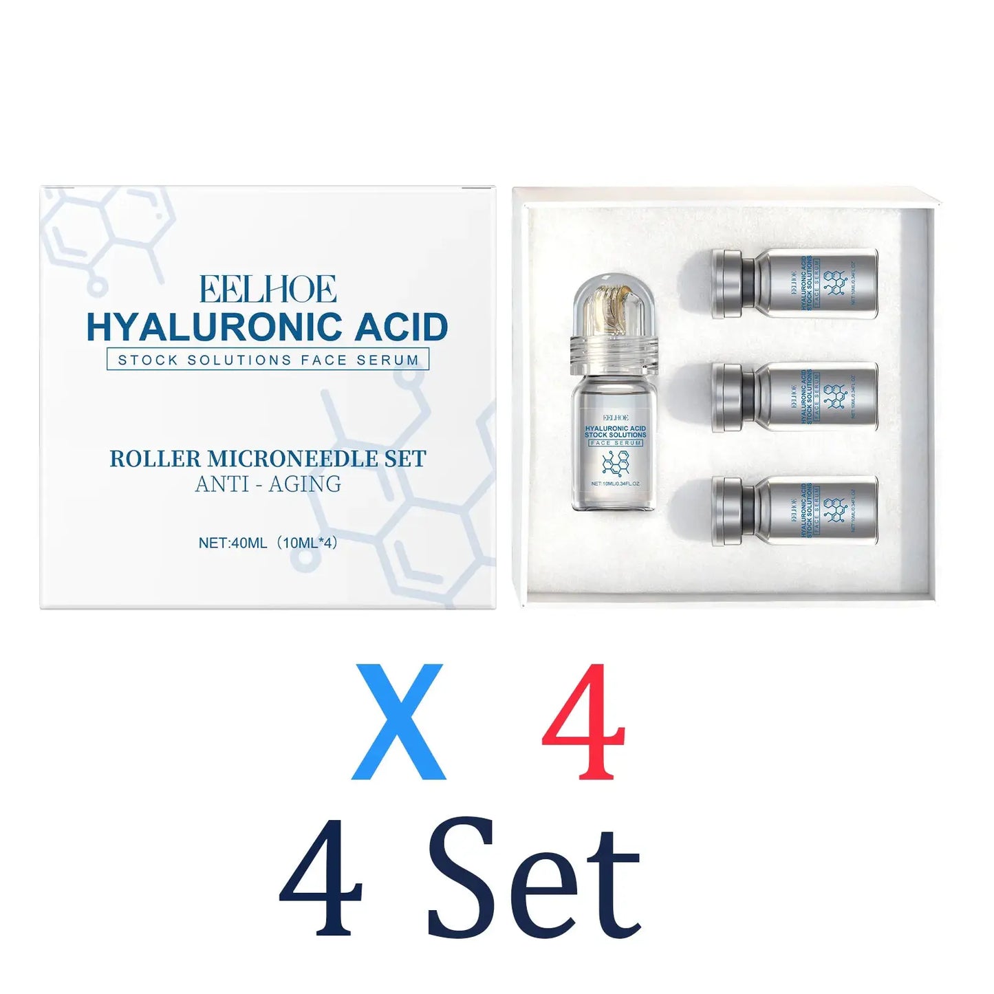 Niacinamide Microneedle serum Facial serum Kit 0.25mm Moisturizing Skin nourishing Winter skincare Face Roller Day cream 30ml by All Mart Bristol Ltd
