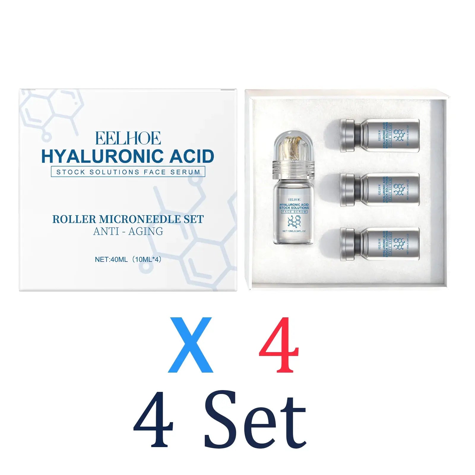 Niacinamide Microneedle serum Facial serum Kit 0.25mm Moisturizing Skin nourishing Winter skincare Face Roller Day cream 30ml by All Mart Bristol Ltd