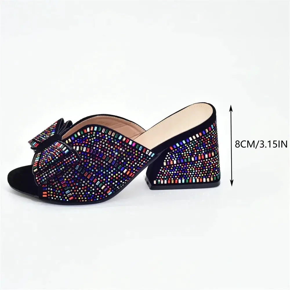 2026 Italian Elegant Women Party Pumps Decorated with Rhinestone Plus Size Women Shoes 43 High Heels Women Pumps Platform Heels by All Mart Bristol Ltd