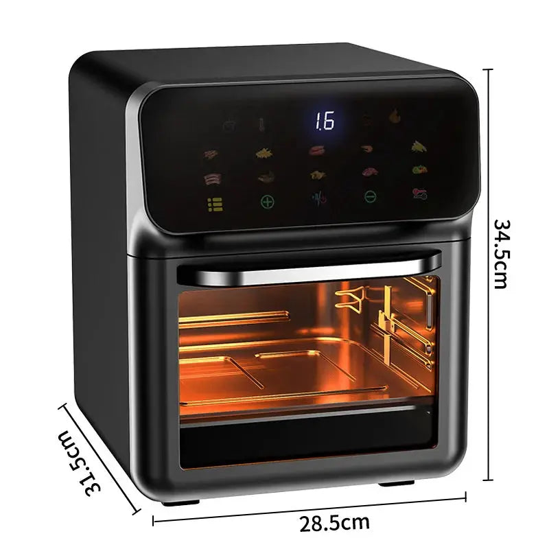 10L Large Capacity Visible Electric Air Fryer Convection Oven by All Mart Bristol Ltd