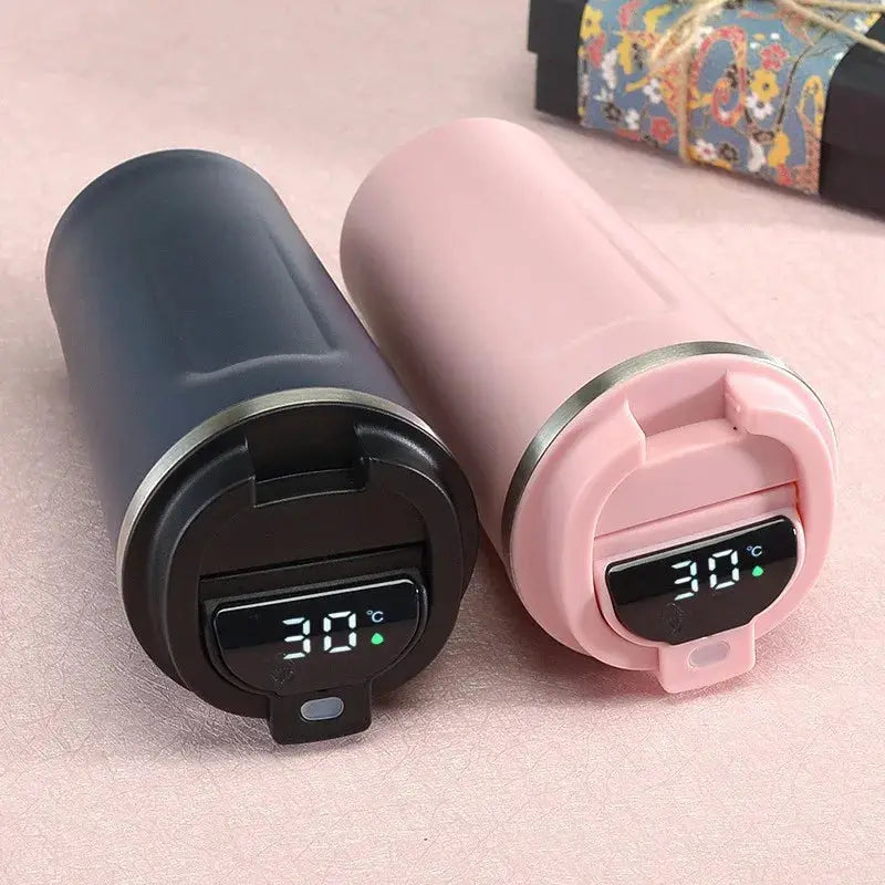 380/510ml Thermos Coffee Mug Stainless Steel Coffee Cup Temperature Display Vacuum Flask Thermal Tumbler Insulated Water Bottle by All Mart Bristol Ltd