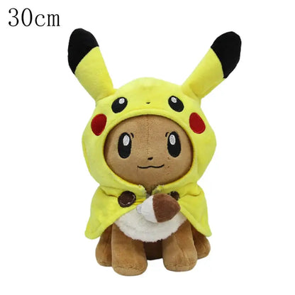 Cos Eevee Pikachu Cosplay Plush Toy Charizard Peluche Snorlax Garchomp Tyranitar Hydreigon Stuffed Animal Doll Plushies Toy Gift by All Mart Bristol Ltd