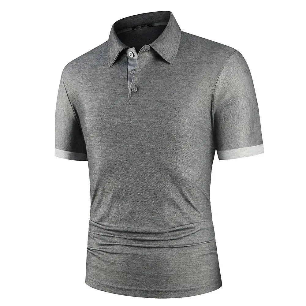 Men Polo Men Shirt Short Sleeve Polo Shirt Contrast Color Polo New Clothing Summer Streetwear Casual Fashion Men tops by All Mart Bristol Ltd