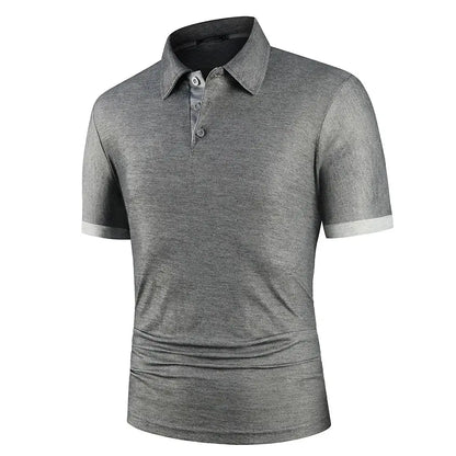 Men Polo Men Shirt Short Sleeve Polo Shirt Contrast Color Polo New Clothing Summer Streetwear Casual Fashion Men tops by All Mart Bristol Ltd