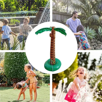 Summer Giant Inflatable Toys Cartoon Coconut Tree Hawaii Beach Swimming Pool Party Spray Sprinkler Inflatable Water Toys by All Mart Bristol Ltd