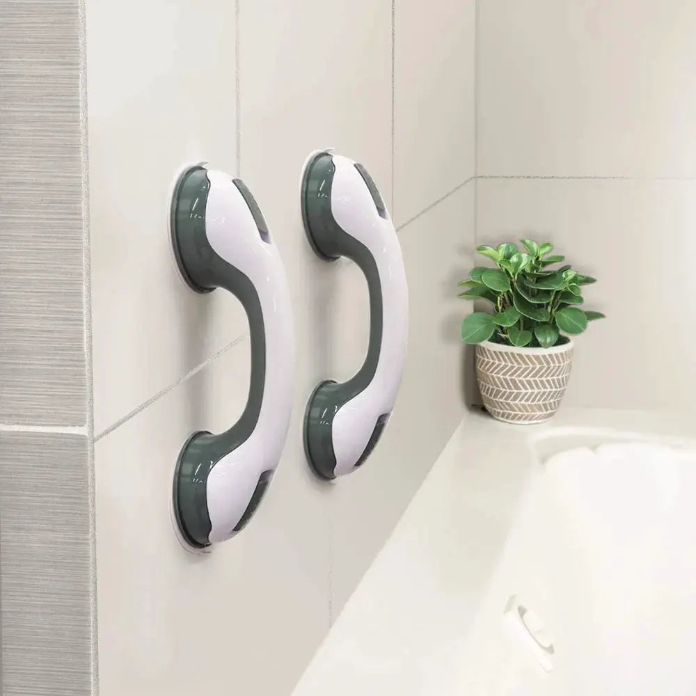New Shower Handle Safety Helping Handle Anti Slip Support Toilet Bathroom Safe Grab Bar Vacuum Sucker Suction Cup Handrail by All Mart Bristol Ltd