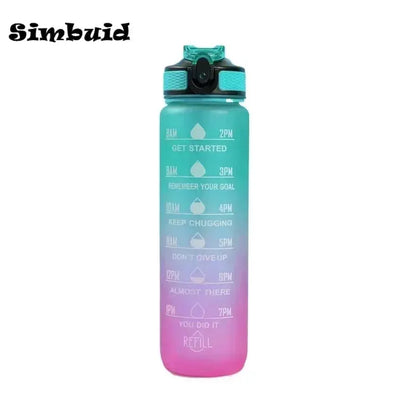 1L Water Bottle Portable Sport Water Bottle Pretty Drink Bottle Leakproof Gym Water Bottle for Outdoor Travel Fitness Cycling by All Mart Bristol Ltd