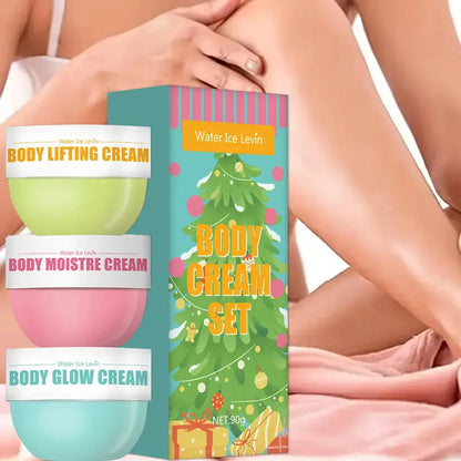 New 3-piece skin care set, body glow cream, firming body cream, body moisturizer for firming and lifting body skin by All Mart Bristol Ltd