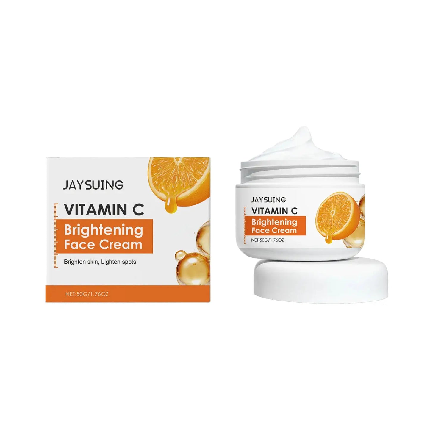 Vitamin C Skincare Set Face Whiten Cream Dark Spots Serum Cleaning Facial Cleanser Moisturizer Toner Firming Eye Cream Skin Care by All Mart Bristol Ltd