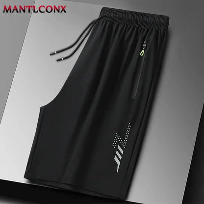 Summer Men's Sport Shorts Cool Sportswear Running Shorts Casual Bottoms Gym Fitness Training Jogging Short Pants Men Black Gray by All Mart Bristol Ltd
