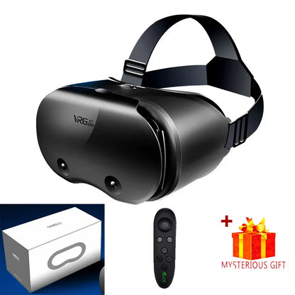 3D Virtual Reality VR Glasses For iPhone Android Smartphone Cell Mobile Phone Helmet Headset Wirth Real Lenses Goggles Devices by All Mart Bristol Ltd