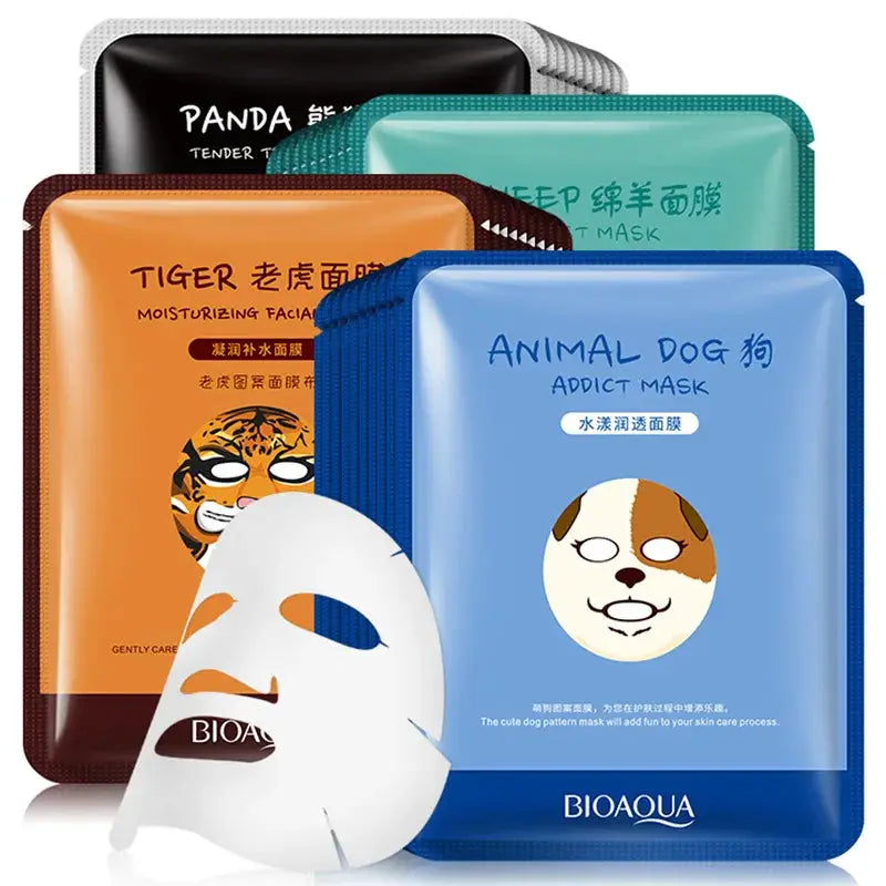 20Pcs Face Mask Sets Fresh Fruit Face Care Sheet Masks Hydrating Anti-aging Oil Control Acne Treatment Facial Mask Skin Care Set by All Mart Bristol Ltd