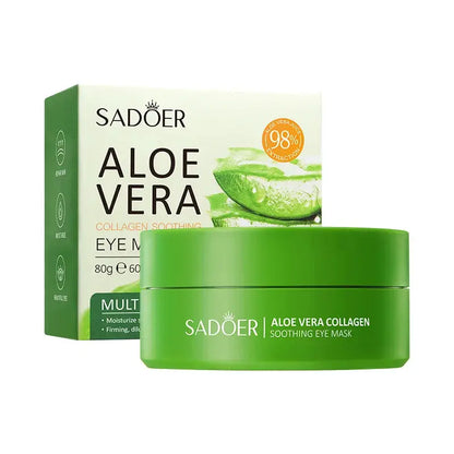 60Pcs Avocado Collagen Mask Natural Moisturizing Gel Eye Patches Smooth Repairing Eye Skin Care Korea Hydration Eye Masks by All Mart Bristol Ltd