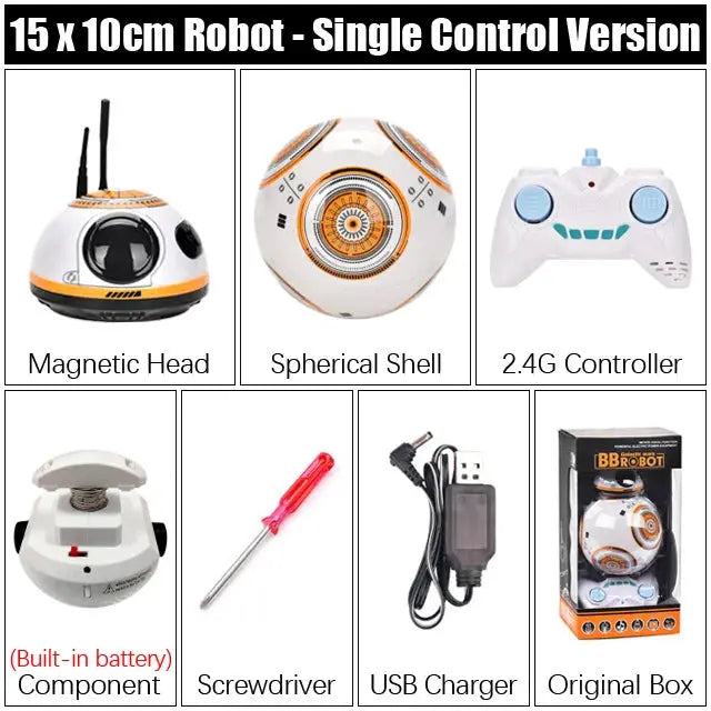 RC Robot 2.4G Radio Remote Control With Sound Watch Gesture Induction Sensor Intelligent Robot Car Model Kid Electronic Toy Gift by All Mart Bristol Ltd