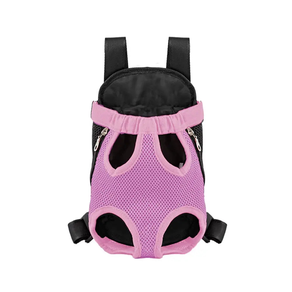 Adjustable Cat Carrier Bag Pet Double Shoulder Backpack Portable Bag Outdoor Travel Camping Hiking Cat Bag Dog Bag by All Mart Bristol Ltd