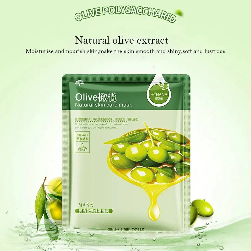 30pcs Fresh Fruits Facial Masks Face skincare Moisturizing Firming Hydrating Korean Face Mask Facial Skin Care Prodcuts by All Mart Bristol Ltd